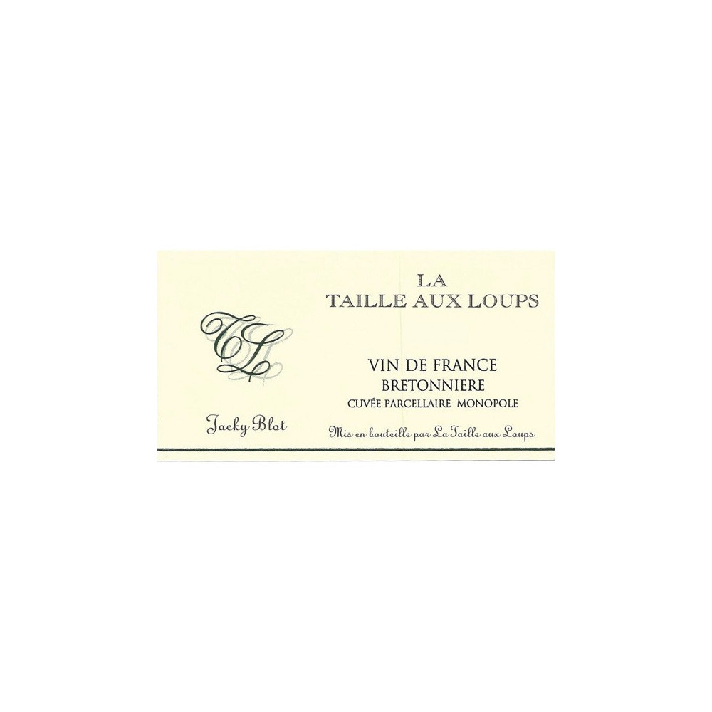Domaine de la Taille aux Loups Bretonnière 2022 etiquette