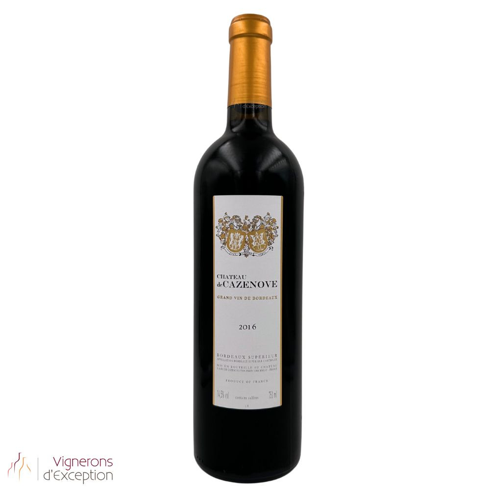 Chateau de Cazenove Bordeaux Supérieur rouge 2016 Chateau de Cazenove Bordeaux Supérieur rouge 2016