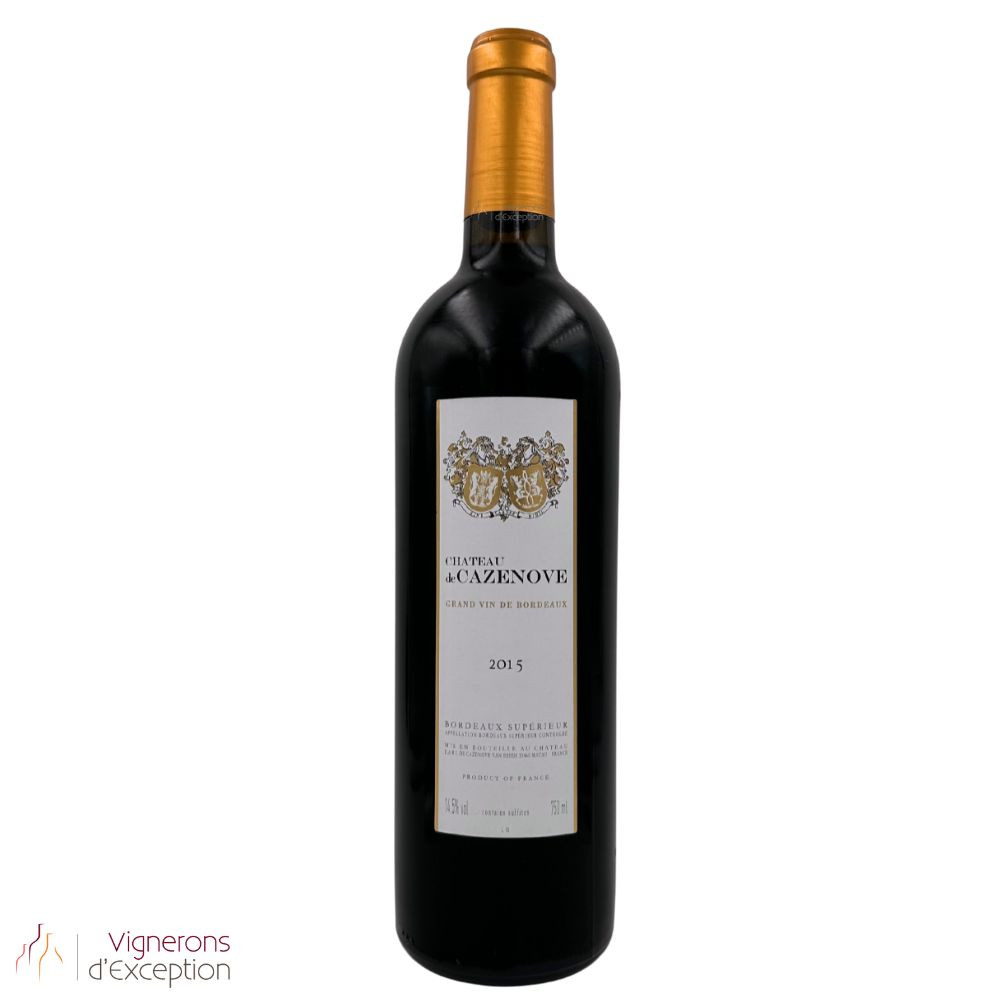 Chateau de Cazenove Bordeaux Supérieur rouge 2015 Chateau de Cazenove Bordeaux Supérieur rouge 2015