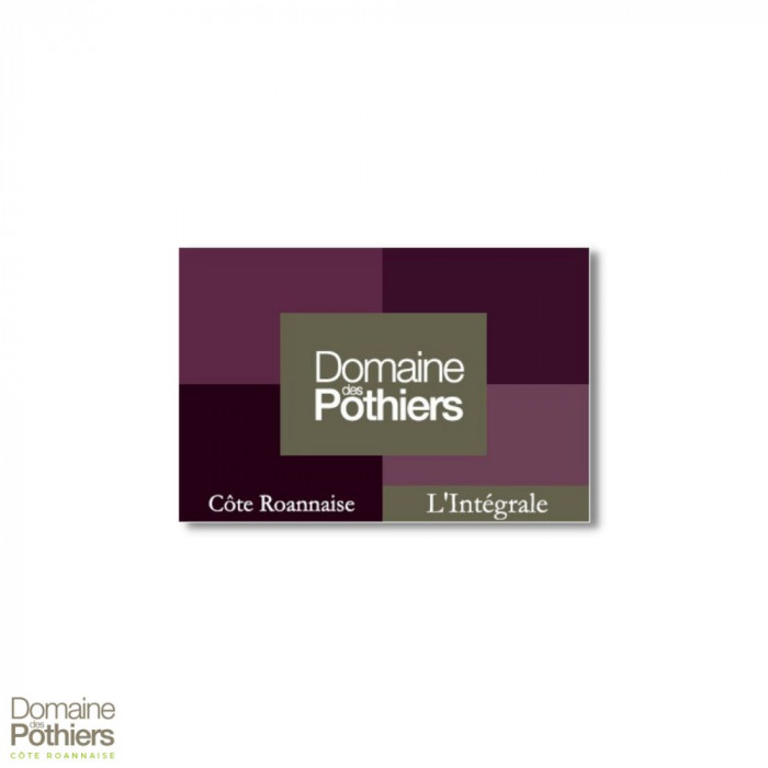 Domaine des Pothiers Côte Roannaise "L'intégrale" rouge 2022 etiquette