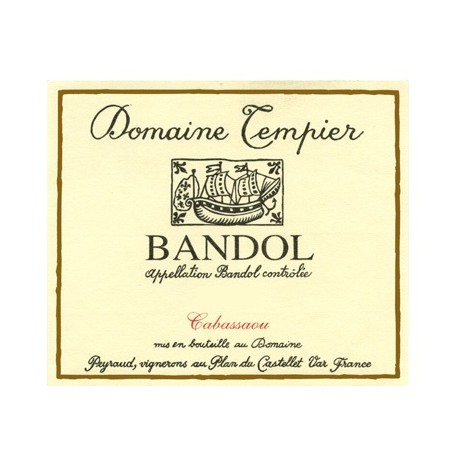 Domaine Tempier "Cabassaou" Bandol red 2020