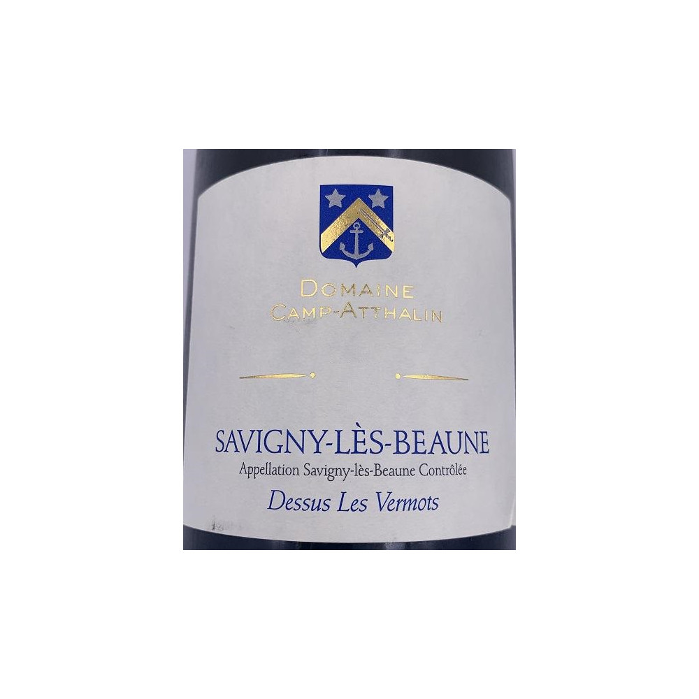 Domaine Camp-Atthalin Savigny-Lès-Beaune "Dessus Les Vermots" blanc sec 2020 etiquette