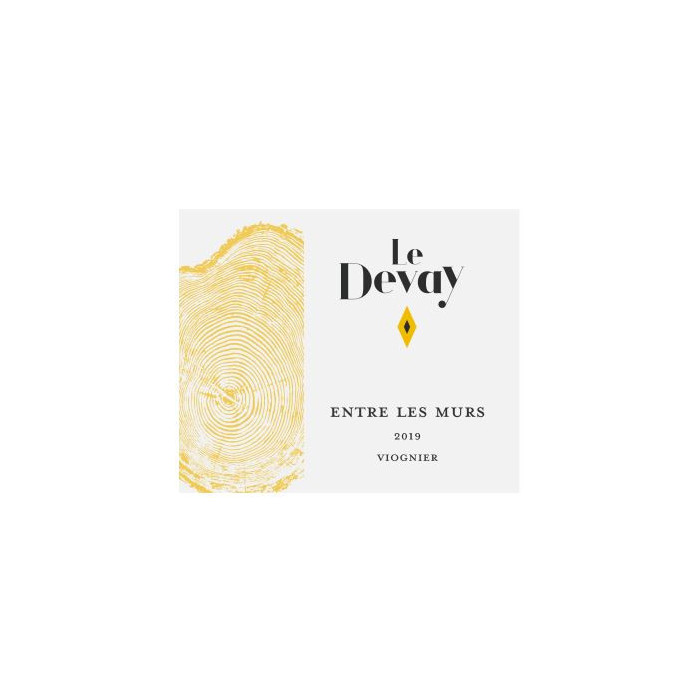 Château Le Devay "Entre les Murs" (viognier) blanc sec 2022 etiquette