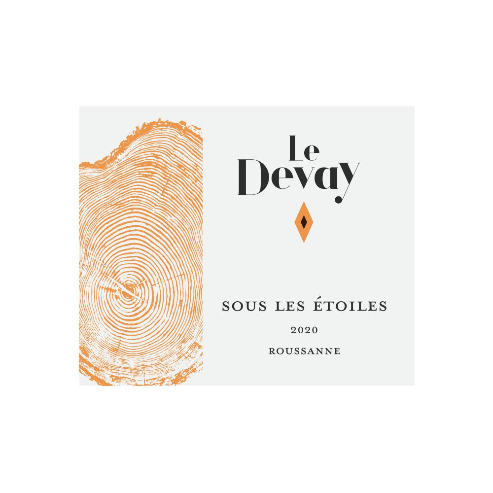 Château Le Devay IGP "Sous les étoiles" (roussanne) blanc sec 2022 etiquette