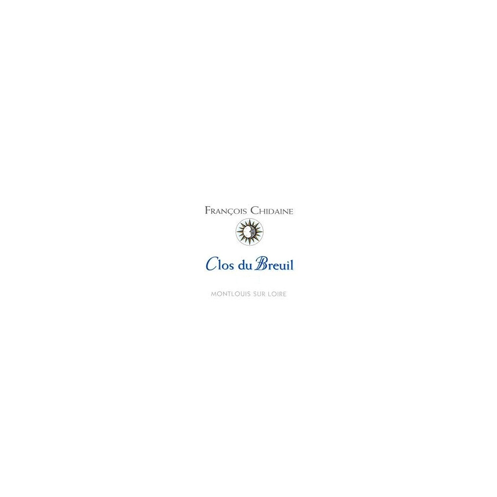 Domaine François Chidaine Montlouis "Clos du Breuil" blanc sec 2022 etiquette