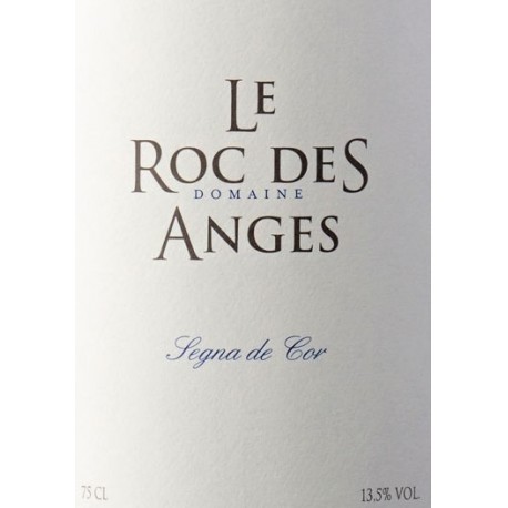 Le Roc des Anges "Segna de Cor" rouge 2022 etiquette