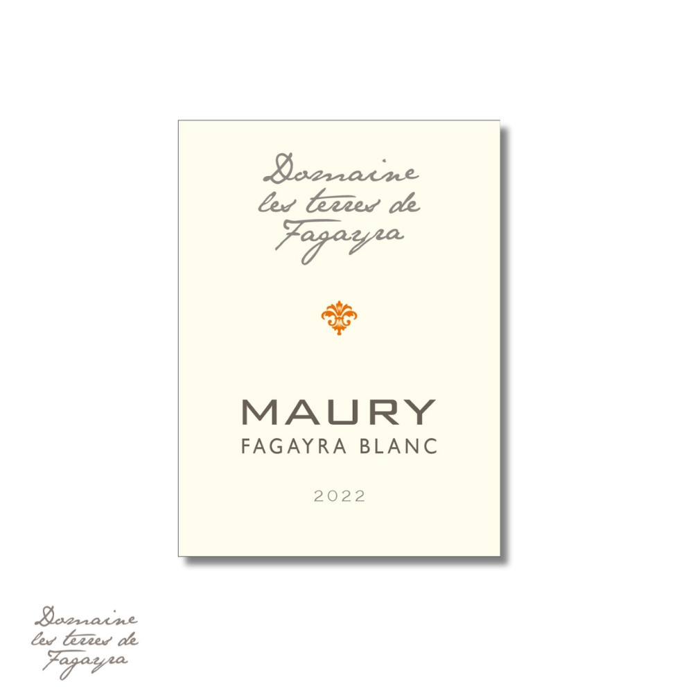 Les Terres de Fagayra Maury blanc 2022
