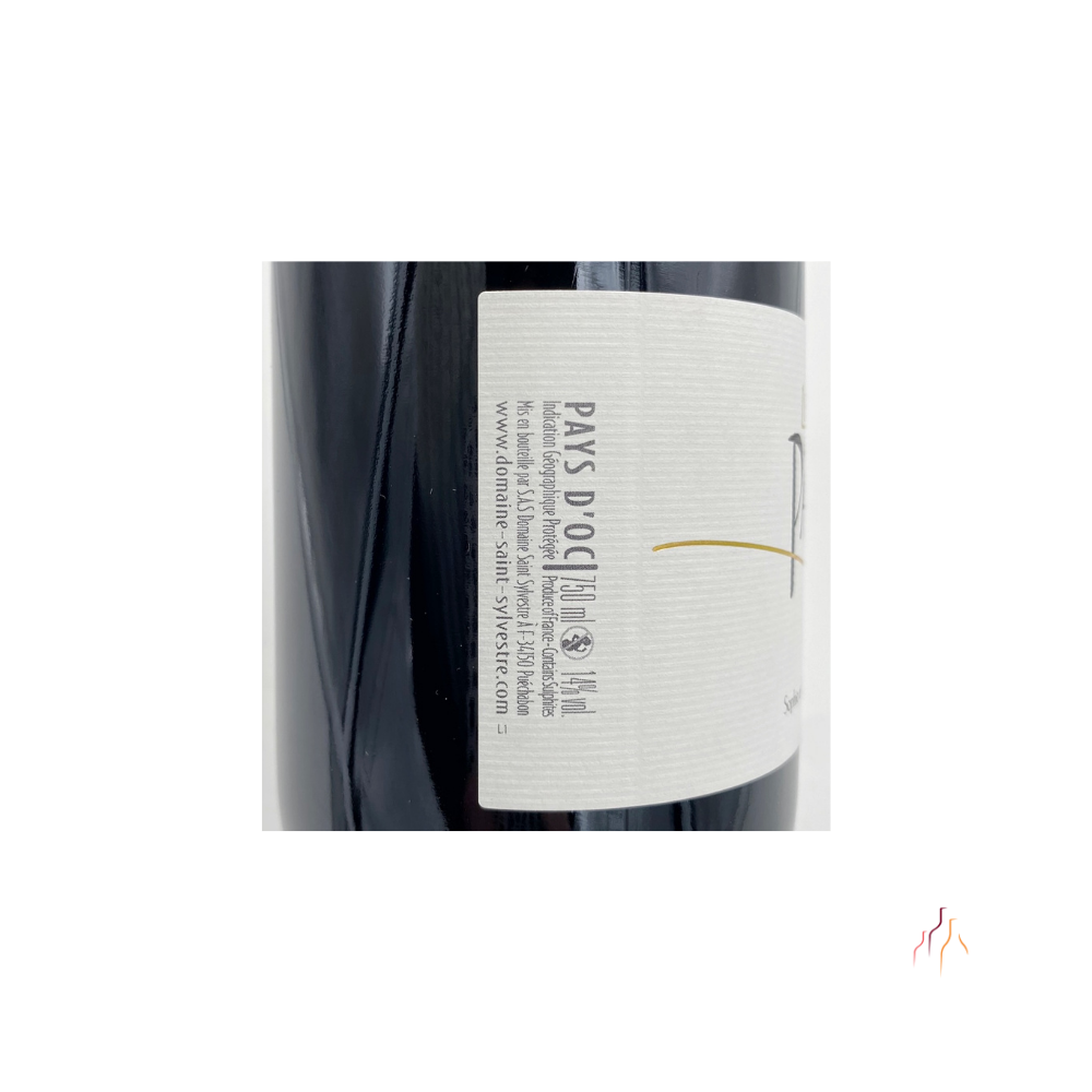 Domaine Saint Sylvestre "Le Sang du Papète" IGP rouge 2021contre etiquette