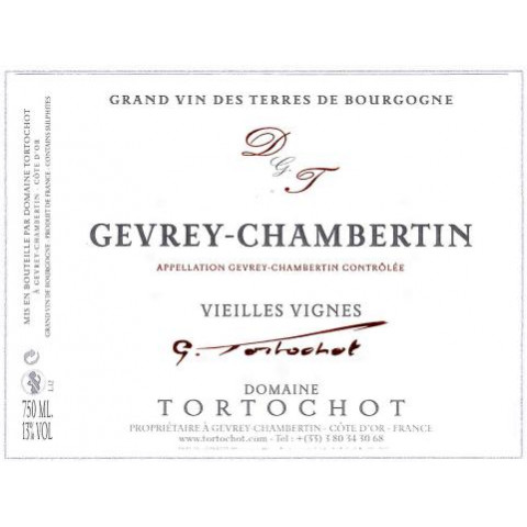 Domaine Tortochot Gevrey Chambertin Vieilles Vignes red 2022 2
