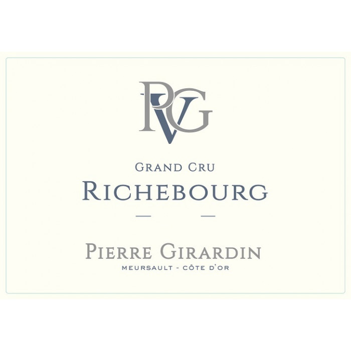 Domaine Pierre Girardin Richebourg Grand Cru rouge 2021 etiquette Domaine Pierre Girardin Richebourg Grand Cru rouge 2021 etiquette