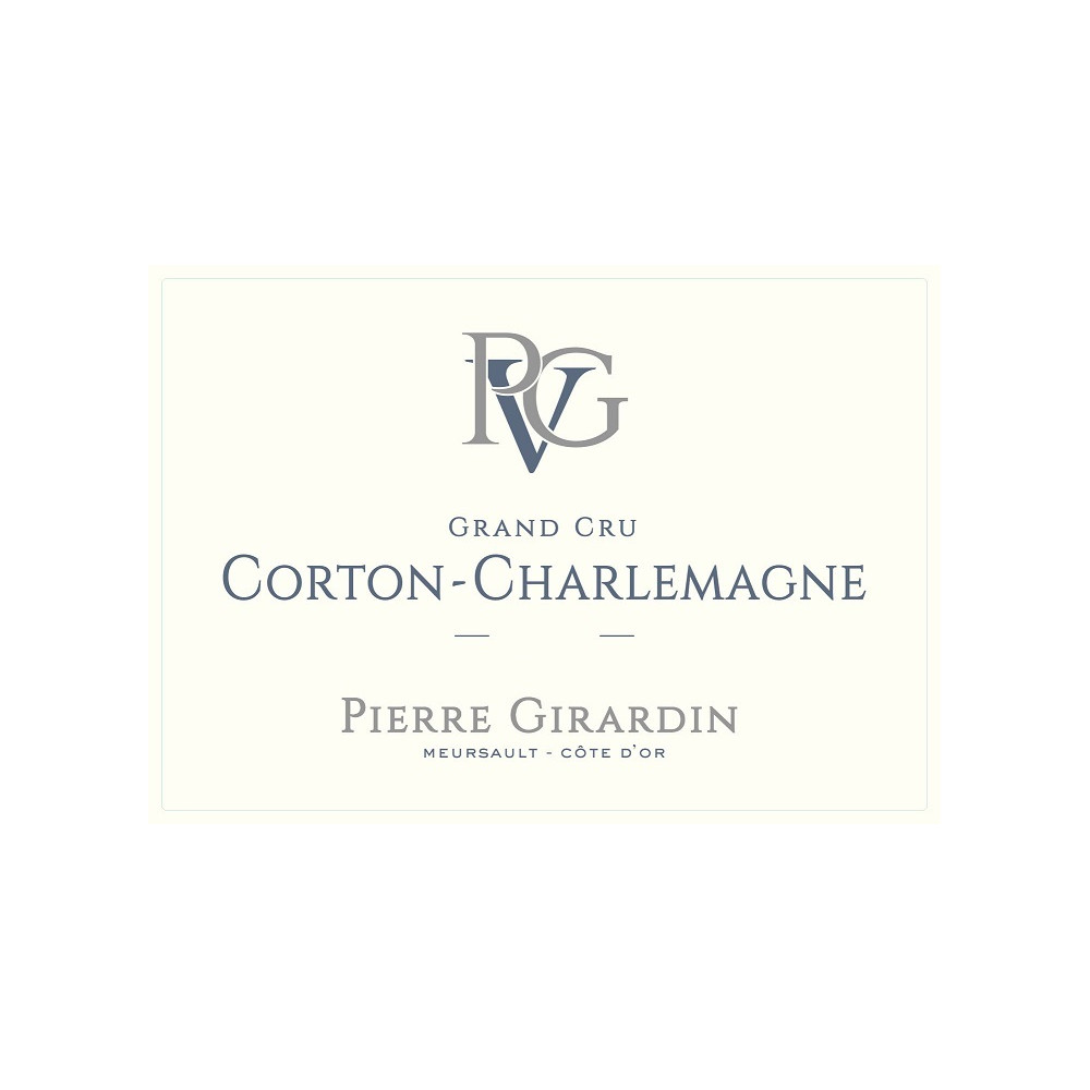 Domaine Pierre Girardin Corton-Charlemagne Grand Cru blanc sec 2021 etiquette