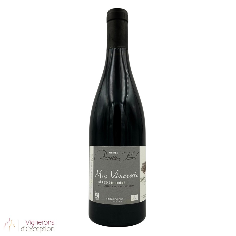 Domaine Bonetto-Fabrol Côtes du Rhône "Mas Vincente" rouge 2022 Domaine Bonetto-Fabrol Côtes du Rhône "Mas Vincente" rouge 2022