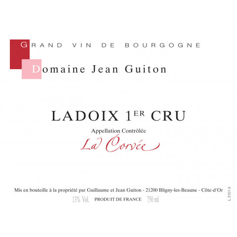 Domaine Jean Guiton Ladoix 1er Cru "La Corvée" red 2020 2