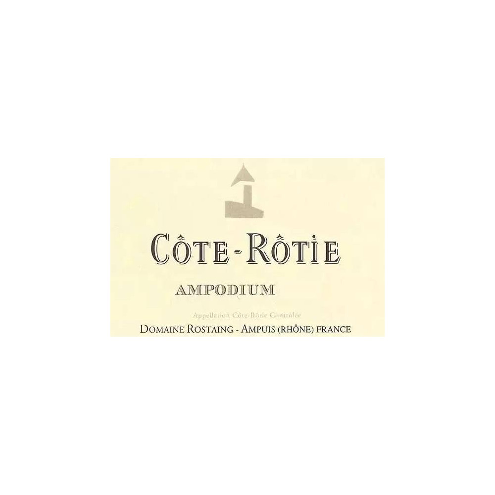Domaine Rostaing Côte-Rôtie "Ampodium" rouge 2021 etiquette Domaine Rostaing Côte-Rôtie "Ampodium" rouge 2021 etiquette