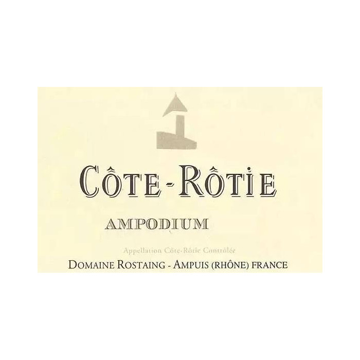 Domaine Rostaing Côte-Rôtie "Ampodium" rouge 2021 etiquette Domaine Rostaing Côte-Rôtie "Ampodium" rouge 2021 etiquette