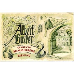 Domaine Albert Boxler Riesling Grand Cru Sommerberg Jeunes Vignes 2013 etiquette