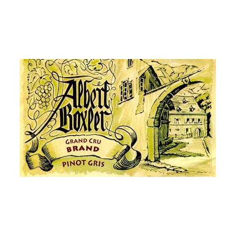Domaine Boxler pinot gris Grand Cru Brand 2014 etiquette