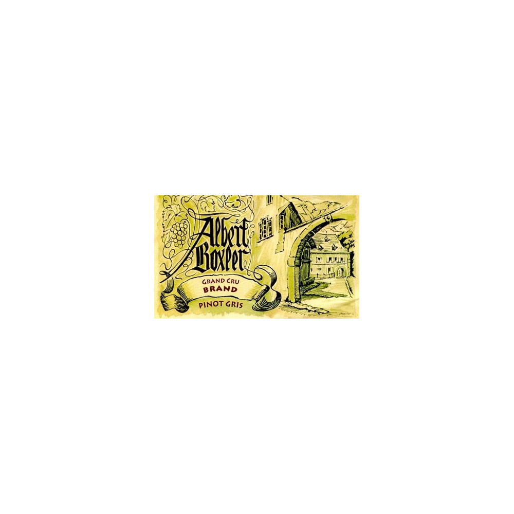 Domaine Boxler pinot gris Grand Cru Brand 2014 etiquette Domaine Boxler pinot gris Grand Cru Brand 2014 etiquette