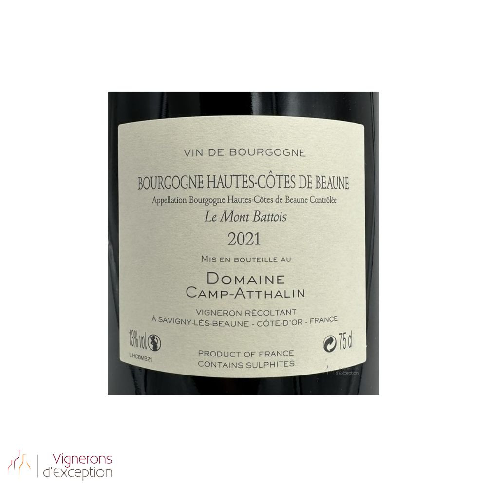 Domaine Camp-Atthalin Hautes Côtes de Beaune "Le Mont Battois" rouge 2021