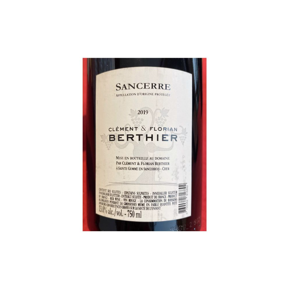 Domaine Berthier Sancerre rouge 2020