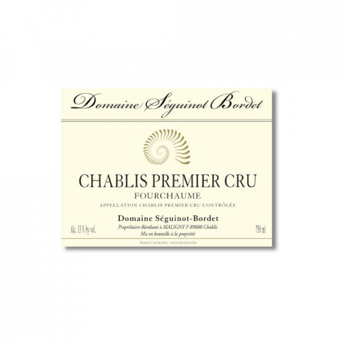 Domaine Séguinot-Bordet Chablis 1er Cru "Fourchaume" blanc sec 2022 2