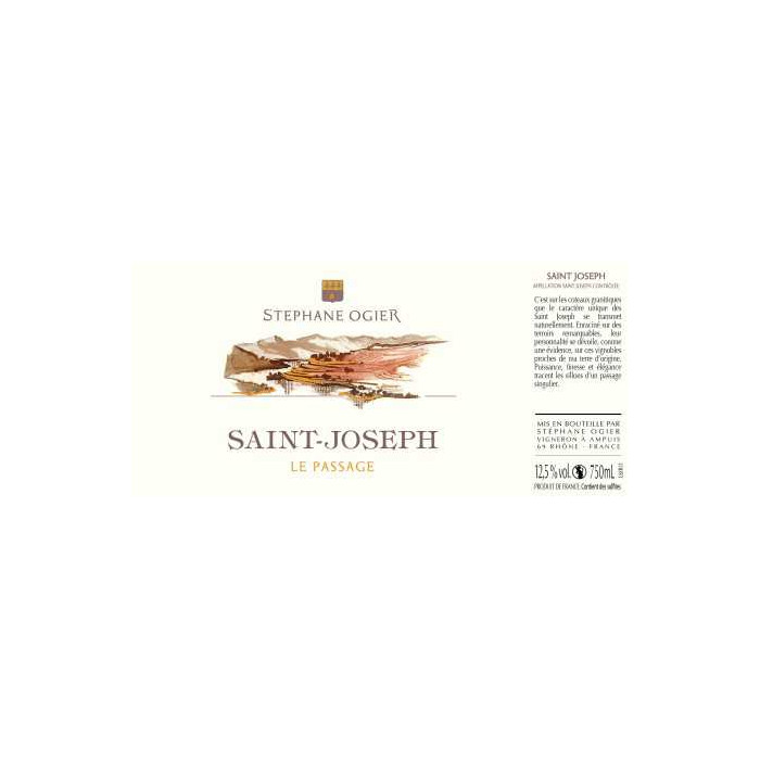 Domaine Stephane Ogier Saint-Joseph "Le Passage" red 2021 Domaine Stephane Ogier Saint-Joseph "Le Passage" red 2021