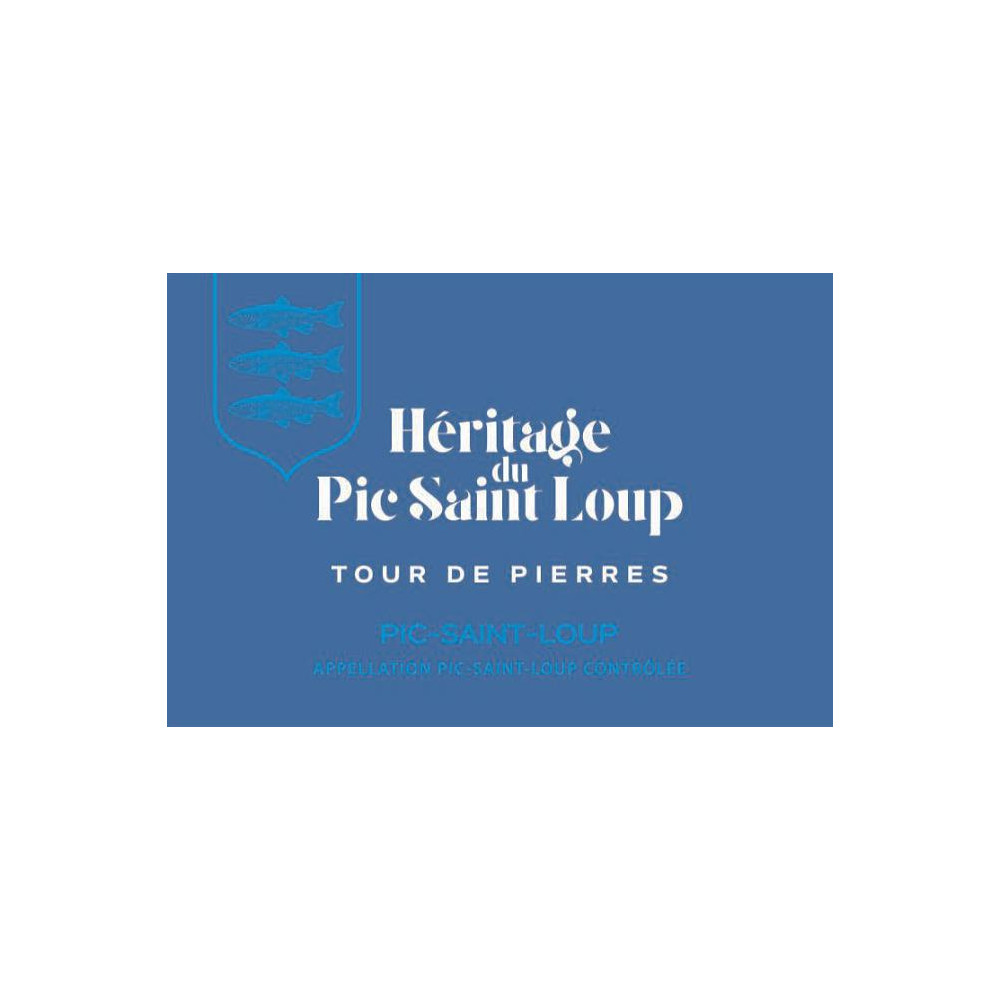 Héritage du Pic Saint-Loup "Tour de Pierres" Rouge 2022 etiquette
