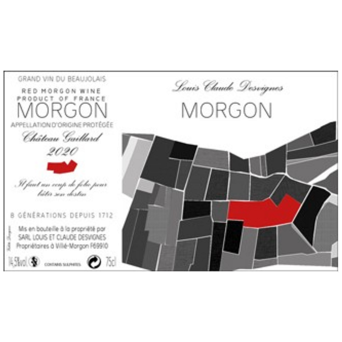 Domaine Louis-Claude Desvignes Morgon Château Gaillard red 2022