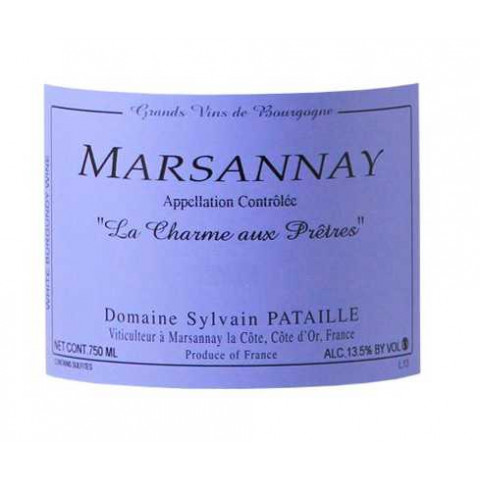 Domaine Sylvain Pataille Marsannay "Le Charme aux Prêtres" blanc sec 2021 bouteille 2