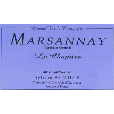 Domaine Sylvain Pataille Marsannay "Le Chapître" blanc 2021 bouteille 2