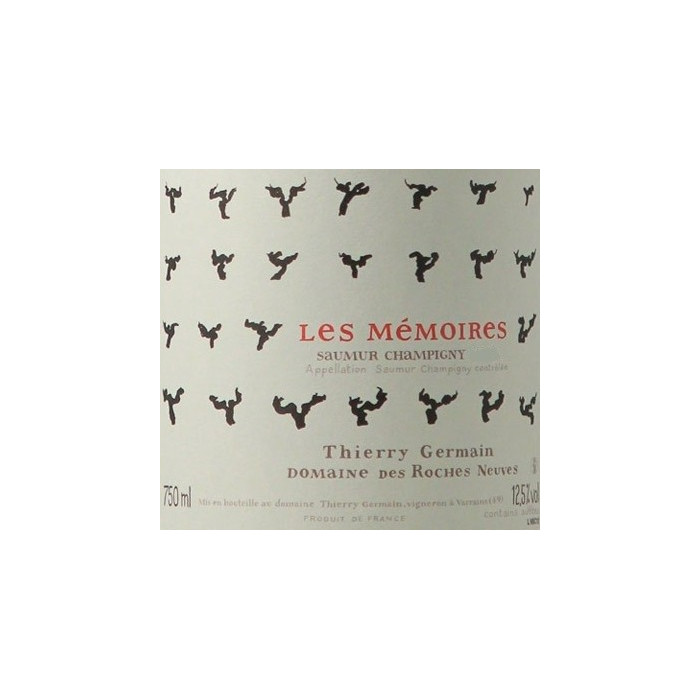 domaine des roches neuves saumur champigny les memoires 2022 etiquette