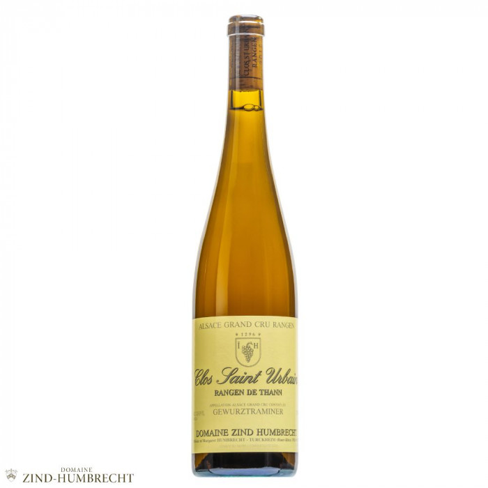 Domaine Zind-Humbrecht Gewürztraminer "Clos Saint Urbain Rangen de Thann" blanc sec 2022 bouteille Domaine Zind-Humbrecht Gewürztraminer "Clos Saint Urbain Rangen de Thann" blanc sec 2022 bouteille
