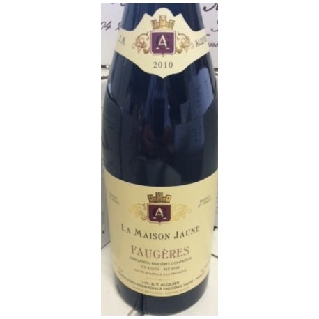 Domaine Jean-Michel Alquier Faugeres "La Maison Jaune" red 2010