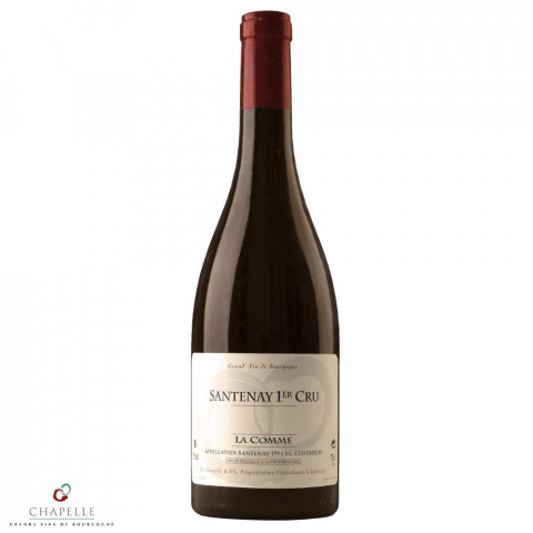 Domaine Chapelle Santenay rouge 1er cru "La Comme" 2019 bouteille