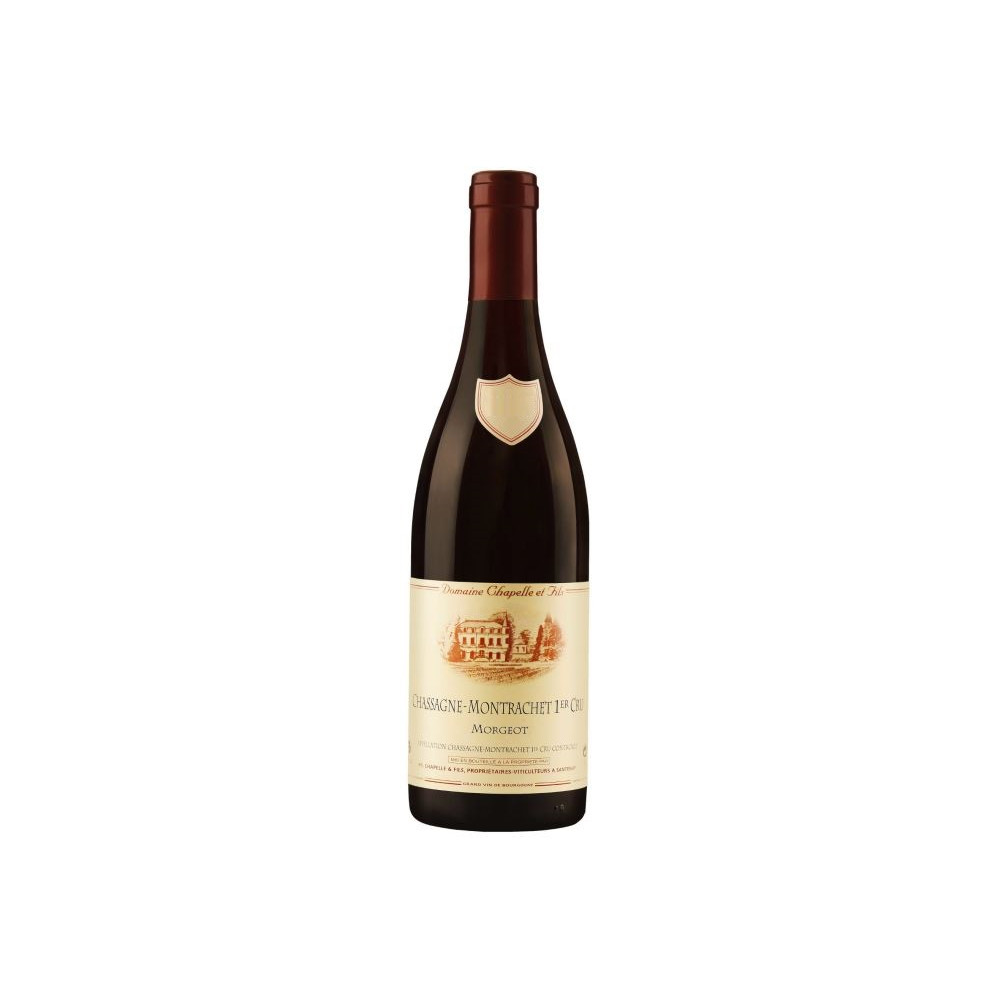 Domaine Chapelle Chassagne-Montrachet 1er Cru "Morgeot" rouge 2022 bouteille Domaine Chapelle Chassagne-Montrachet 1er Cru "Morgeot" rouge 2022 bouteille