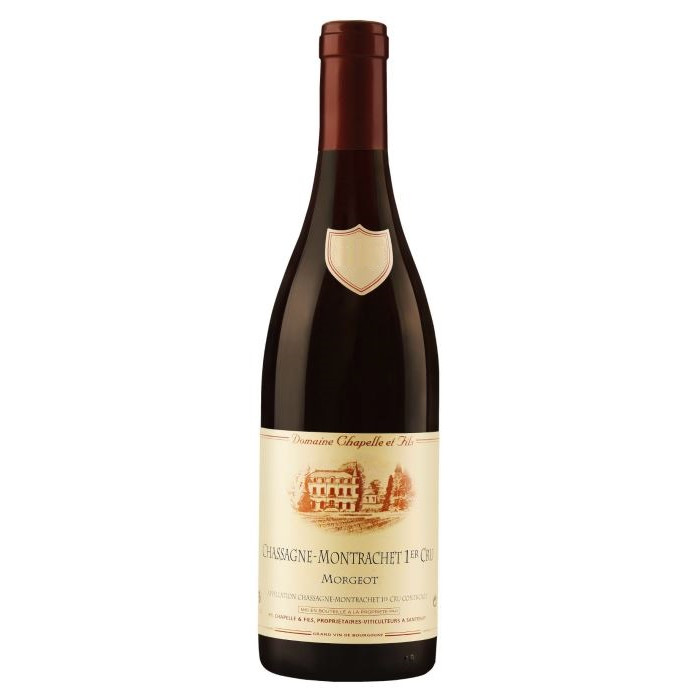 Domaine Chapelle Chassagne-Montrachet 1er Cru "Morgeot" rouge 2022 bouteille Domaine Chapelle Chassagne-Montrachet 1er Cru "Morgeot" rouge 2022 bouteille