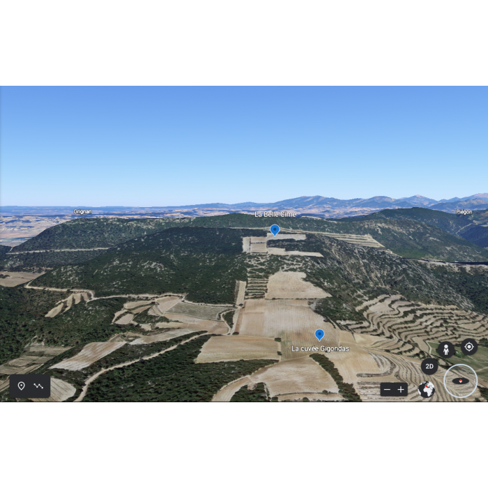 Domaine d'Ouréa Gigondas "La Belle Cîme" rouge 2021 carte
