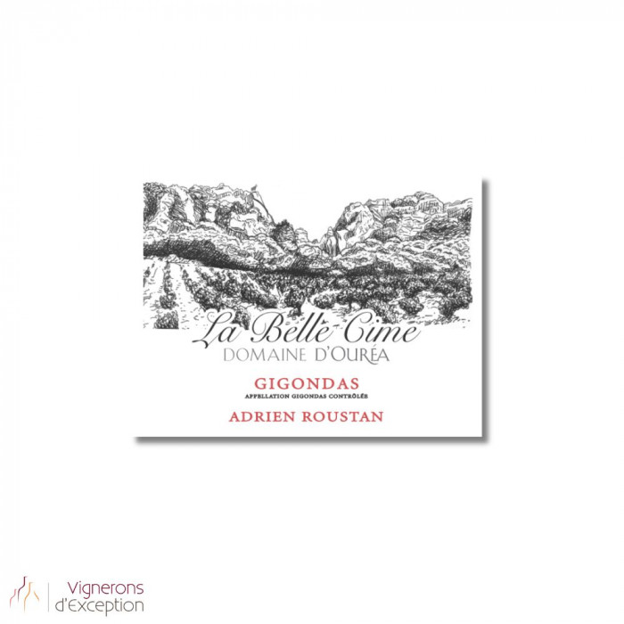 Domaine d'Ouréa Gigondas "La Belle Cime" rouge 2021 etiquette