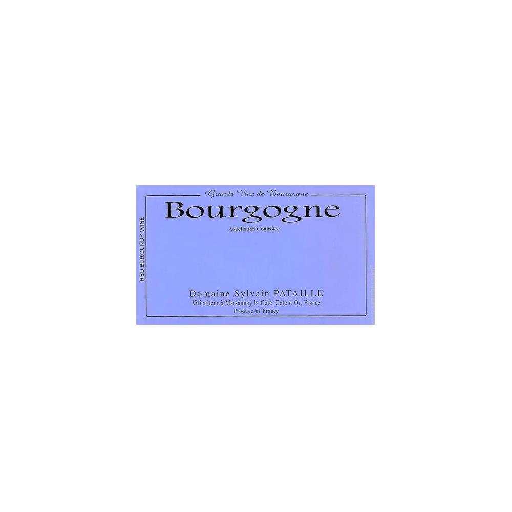 Domaine Sylvain Pataille Bourgogne rouge 2022 etiquette Domaine Sylvain Pataille Bourgogne rouge 2022 etiquette