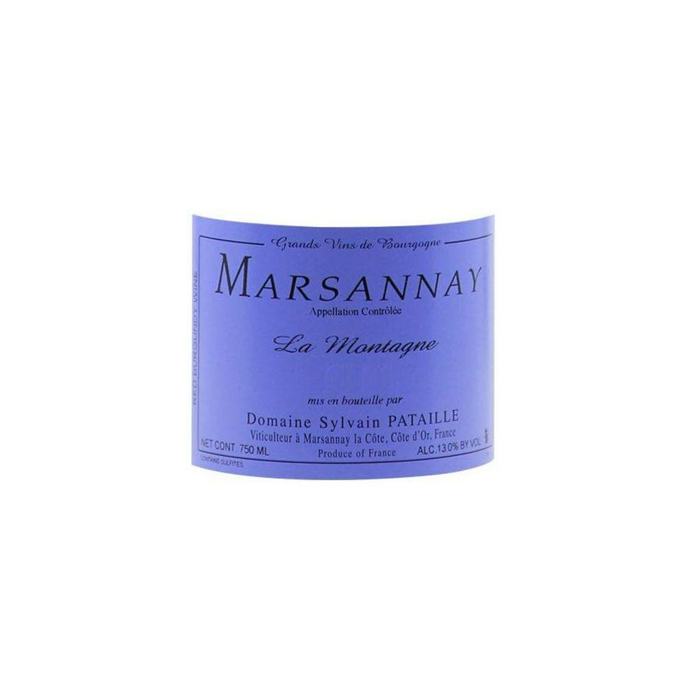 Domaine Sylvain Pataille Marsannay "La Montagne" rouge 2022 etiquette