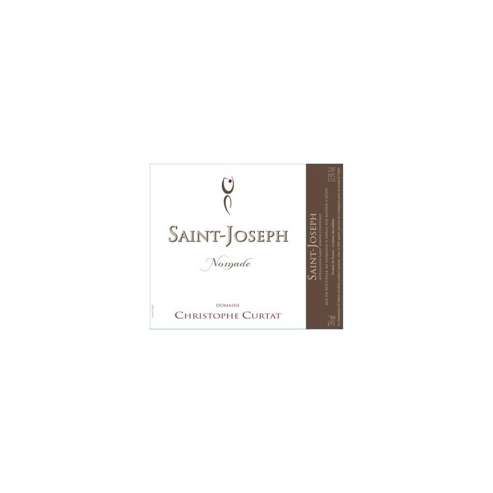 Domaine Christophe Curtat Saint-Joseph nomade 2021 etiquette