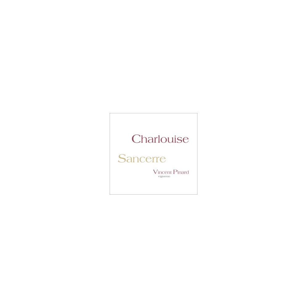Vincent Pinard Sancerre "Charlouise" rouge 2022 étiquette