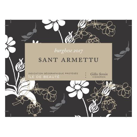 Domaine Sant Armettu IGP Burghese rouge 2019 etiquette