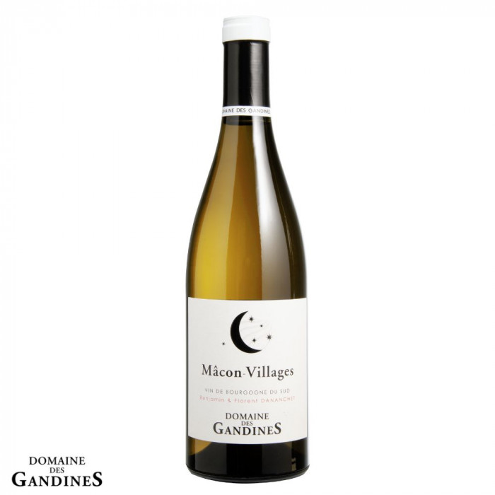 Domaine des Gandines Mâcon Villages blanc sec 2023 bouteille Domaine des Gandines Mâcon Villages blanc sec 2023 bouteille