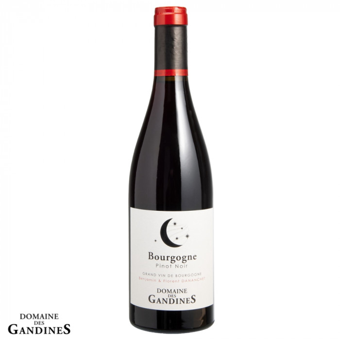Domaine des Gandines Bourgogne Pinot Noir rouge 2023 bouteille Domaine des Gandines Bourgogne Pinot Noir rouge 2023 bouteille
