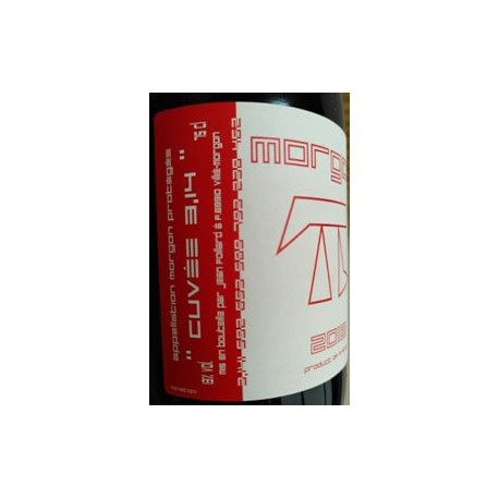Domaine Jean Foillard Morgon 3,14 rouge 2017 contre