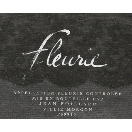 Domaine Jean Foillard Fleurie red 2022