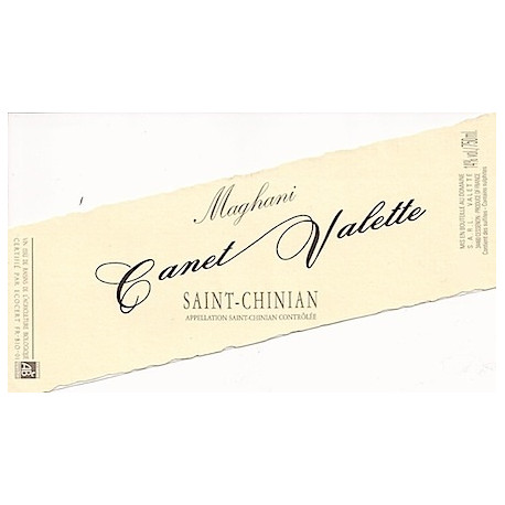 Domaine Canet-Valette Saint-Chinian Maghani rouge 2021 etiquette