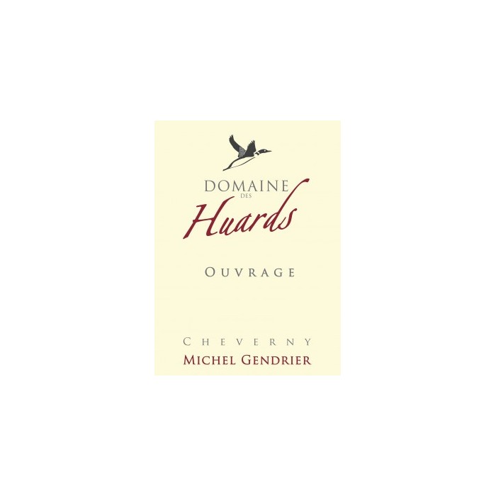 Domaine des Huards Cheverny "Ouvrage" rouge 2018 etiquette Domaine des Huards Cheverny "Ouvrage" rouge 2018 etiquette