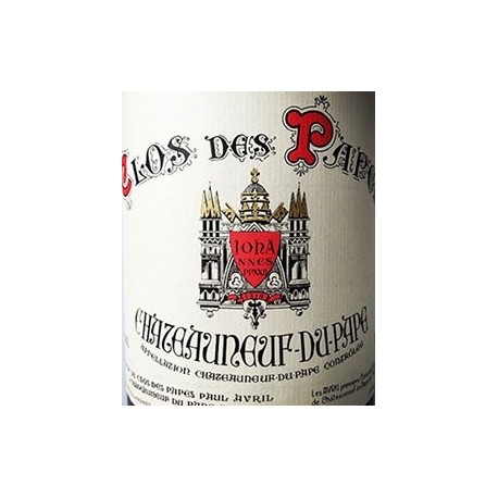 Clos des Papes Chateauneuf du Pape rouge 2022 etiquette